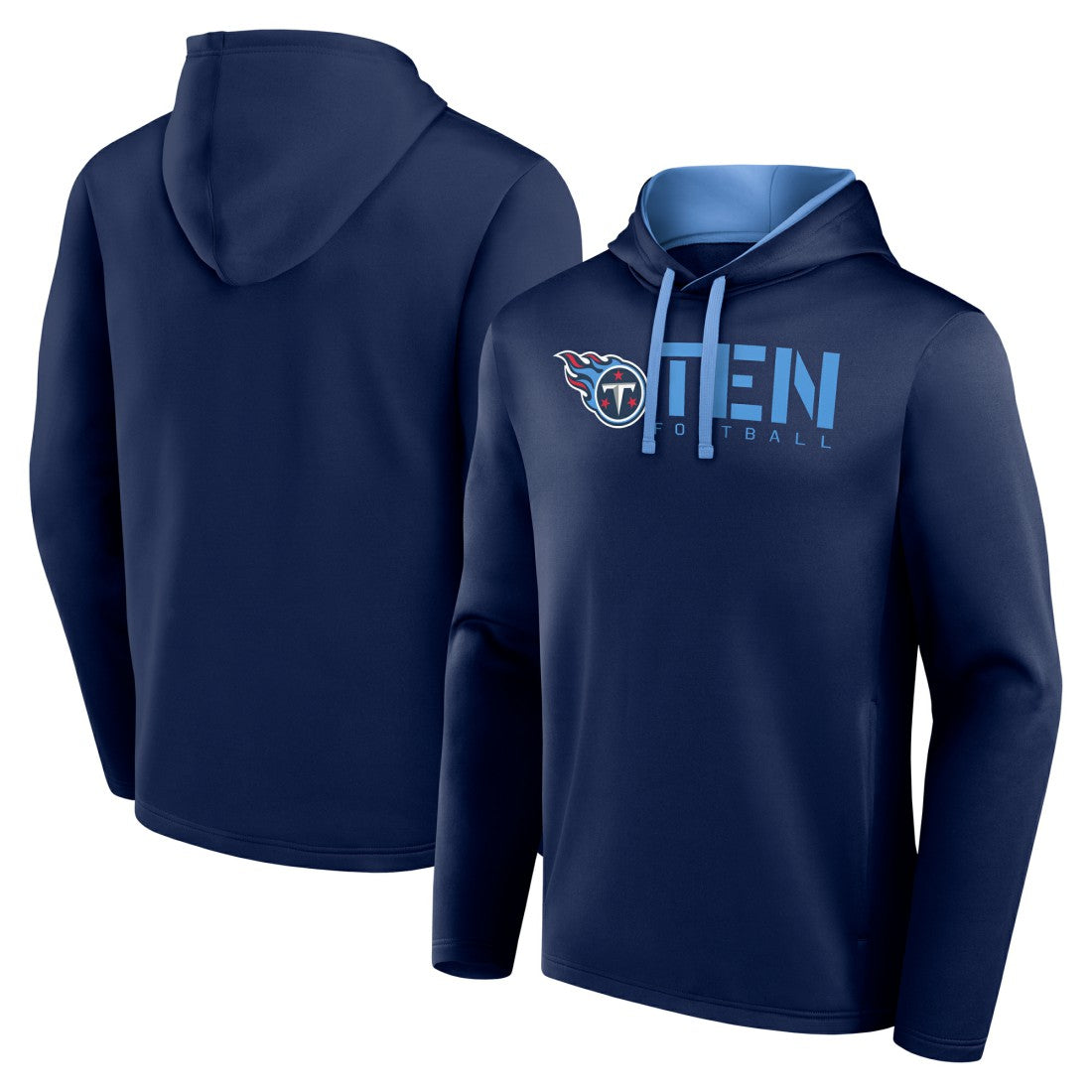 Logo Athletic Head Start Pullover Hoodie - Tennessee Titans Hoodies