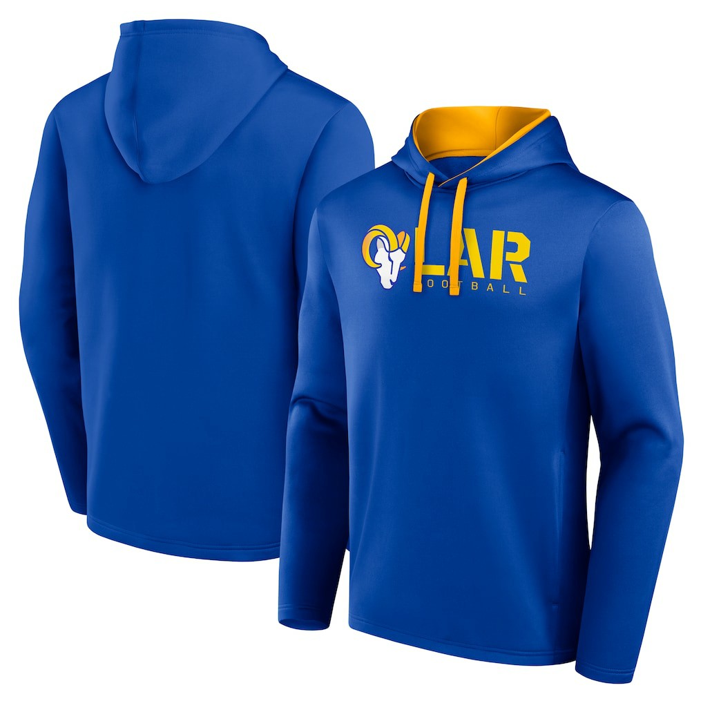 Logo Athletic Head Start Pullover Hoodie - Los Angeles Rams Hoodies
