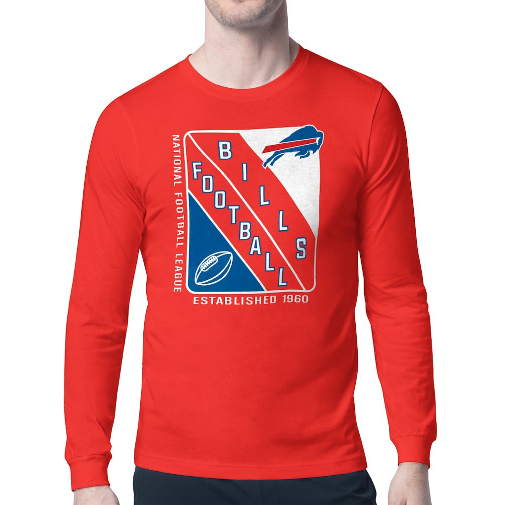 Starter Shield Logo Long Sleeve T-Shirt - Buffalo Bills T-shirts