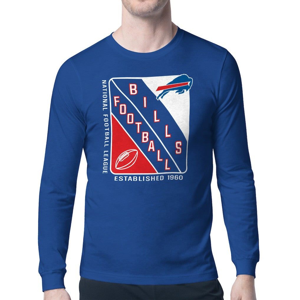 Starter Shield Logo Long Sleeve T-Shirt - Buffalo Bills T-shirts