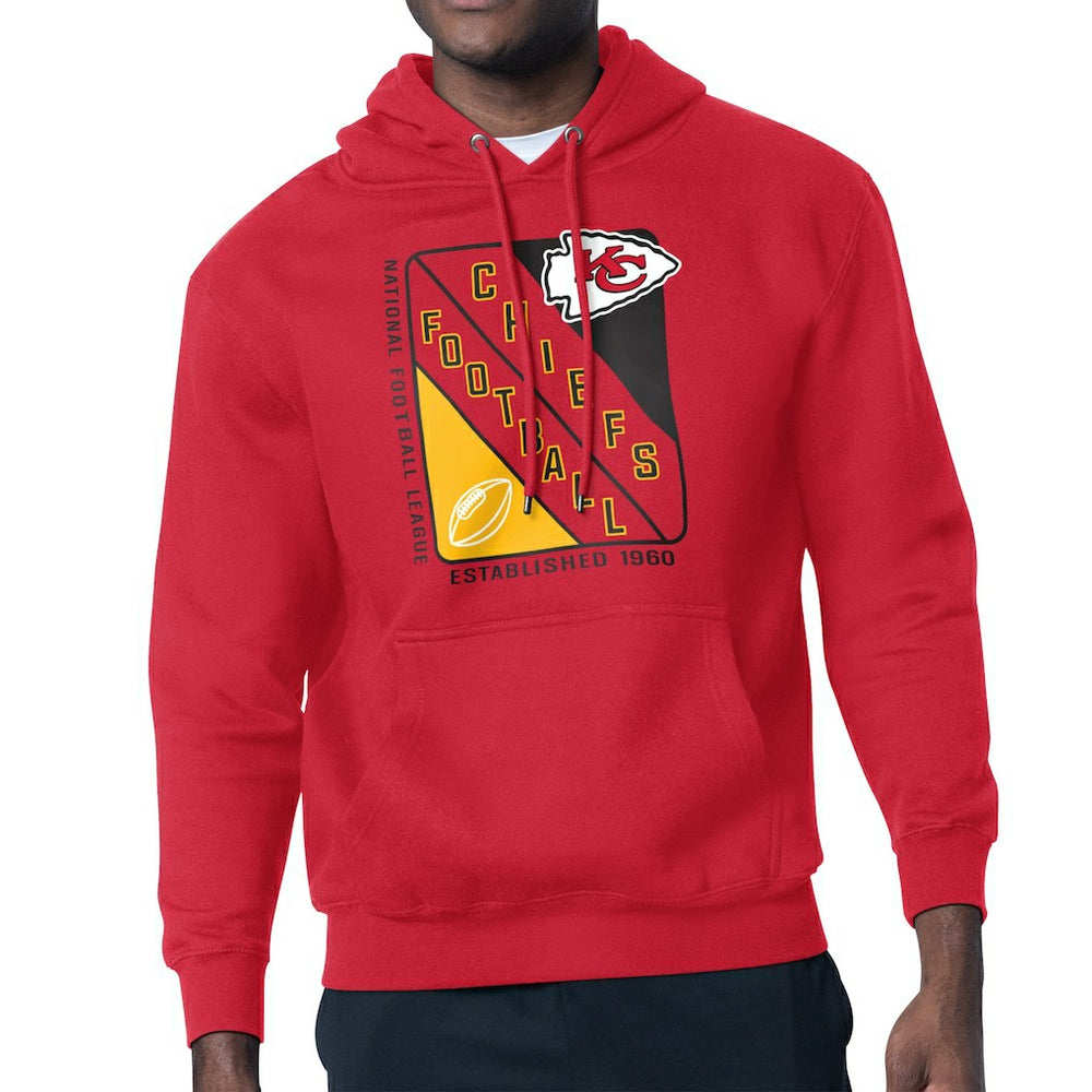 Starter Shield Logo Pullover Hoodie - Kansas City Chiefs Hoodies