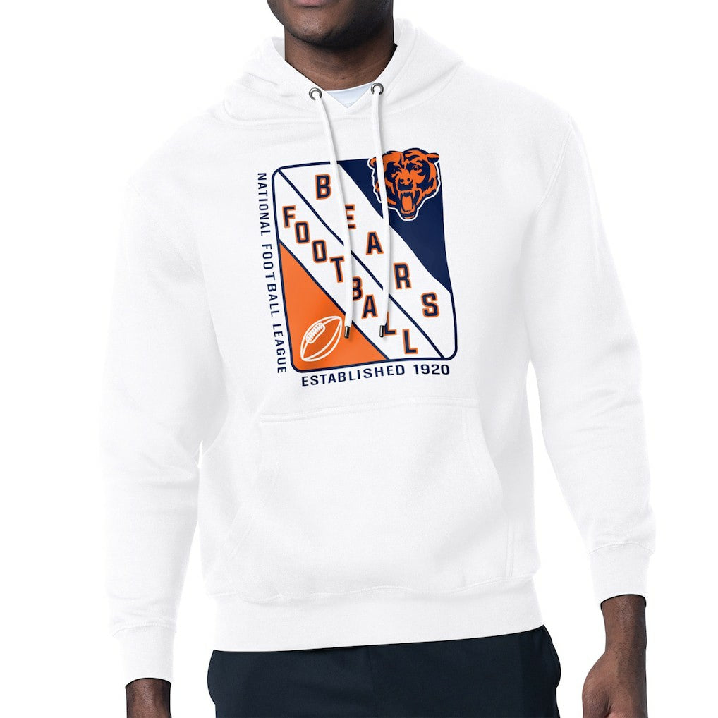 Starter Shield Logo Pullover Hoodie - Chicago Bears Hoodies