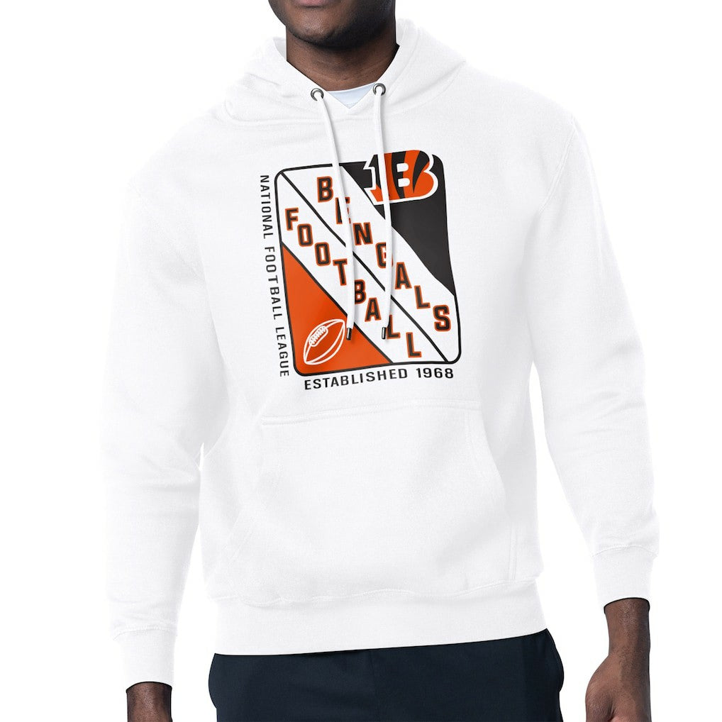 Starter Shield Logo Pullover Hoodie - Cincinnati Bengals Hoodies
