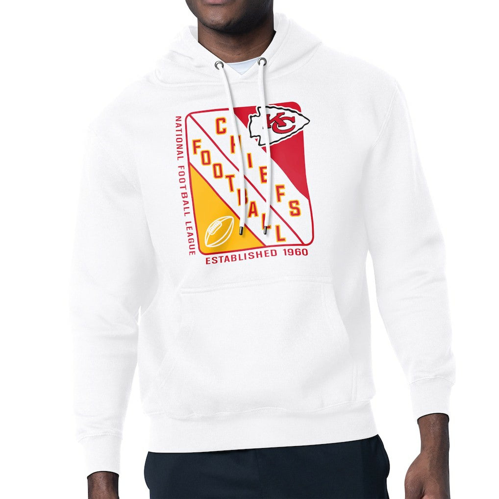 Starter Shield Logo Pullover Hoodie - Kansas City Chiefs Hoodies