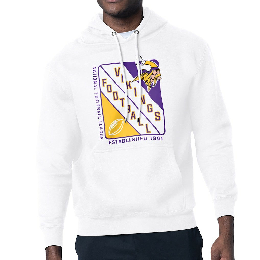 Starter Shield Logo Pullover Hoodie - Minnesota Vikings Hoodies