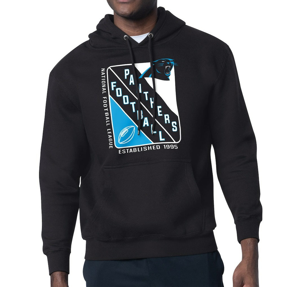Starter Shield Logo Pullover Hoodie - Carolina Panthers Hoodies