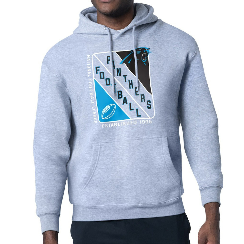 Starter Shield Logo Pullover Hoodie - Carolina Panthers Hoodies