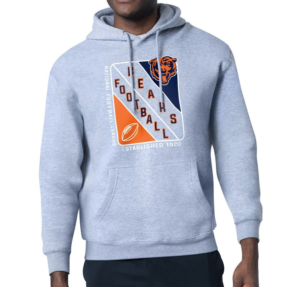 Starter Shield Logo Pullover Hoodie - Chicago Bears Hoodies