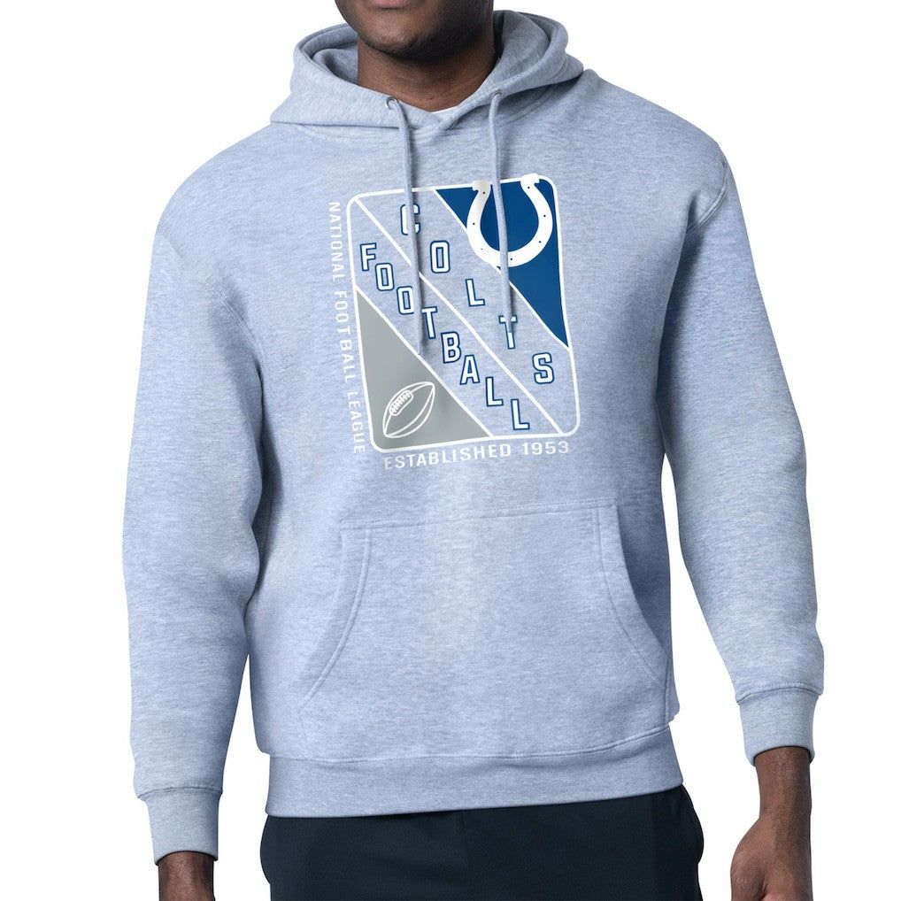 Starter Shield Logo Pullover Hoodie - Indianapolis Colts Hoodies