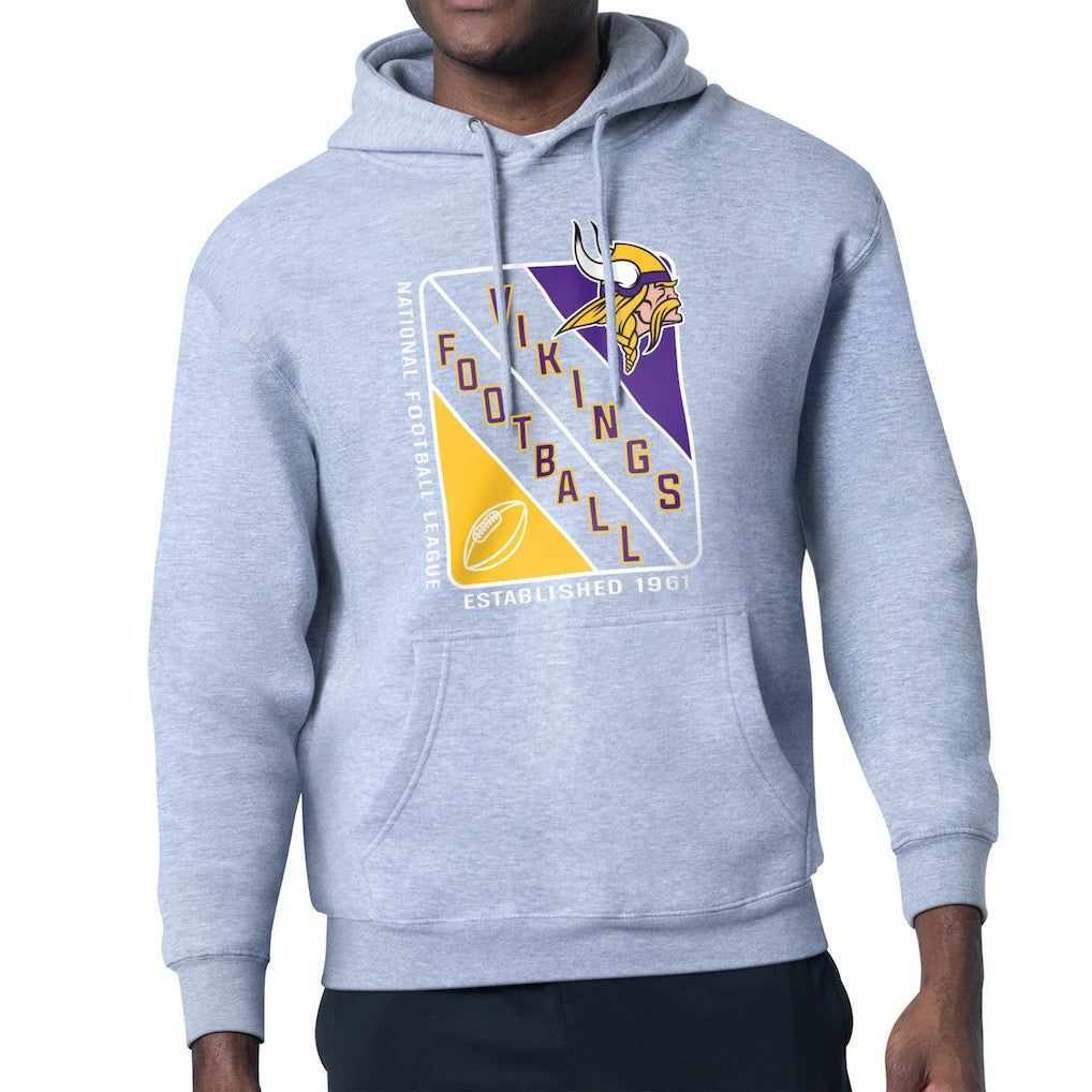 Starter Shield Logo Pullover Hoodie - Minnesota Vikings Hoodies