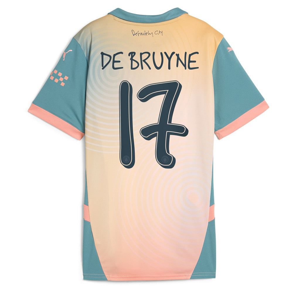 Kevin De Bruyne Manchester City Women's 2024/25 Fourth Replica Player Jersey