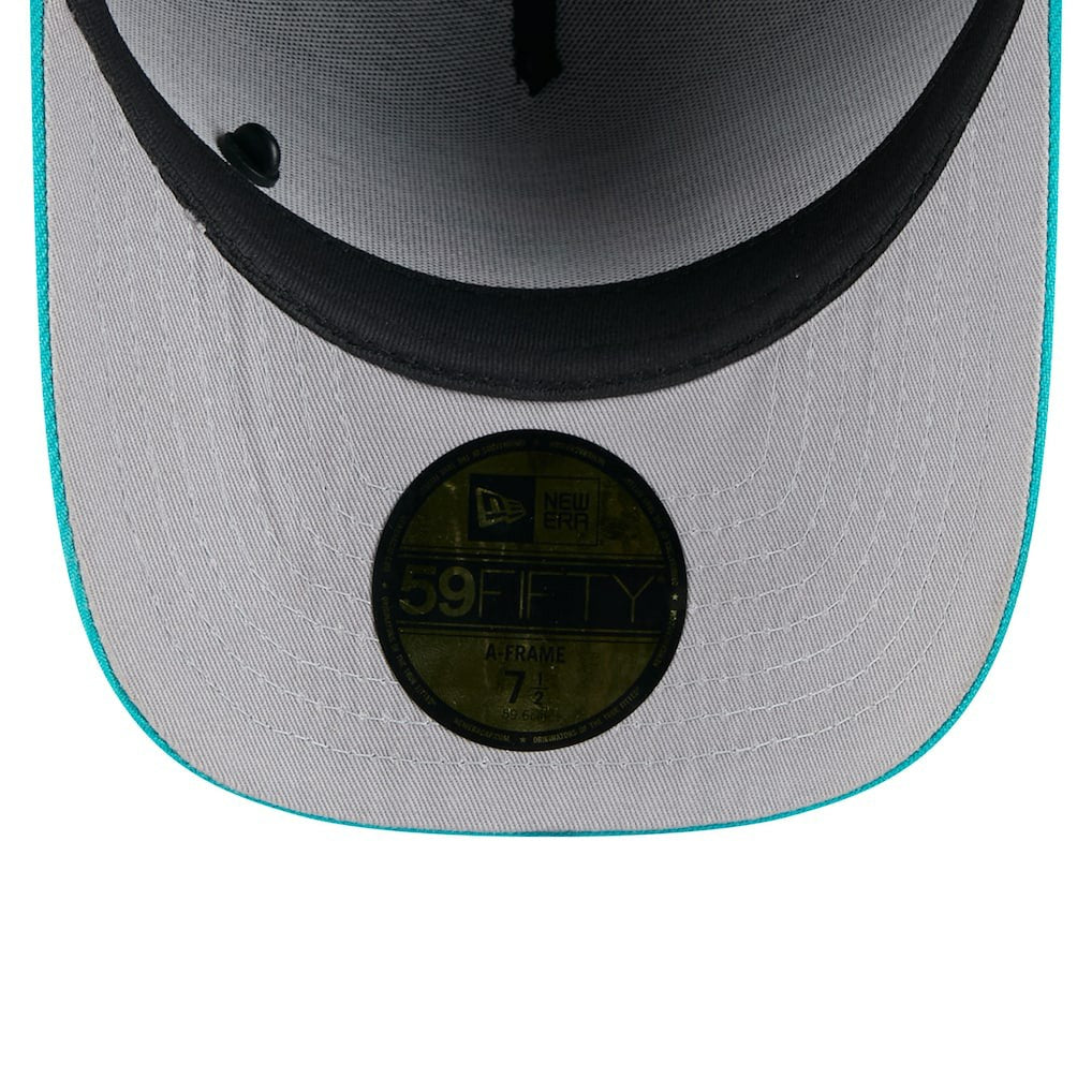 2025 NFL Draft On Stage A-Frame 59FIFTY Fitted Hat - Miami Dolphins Hats