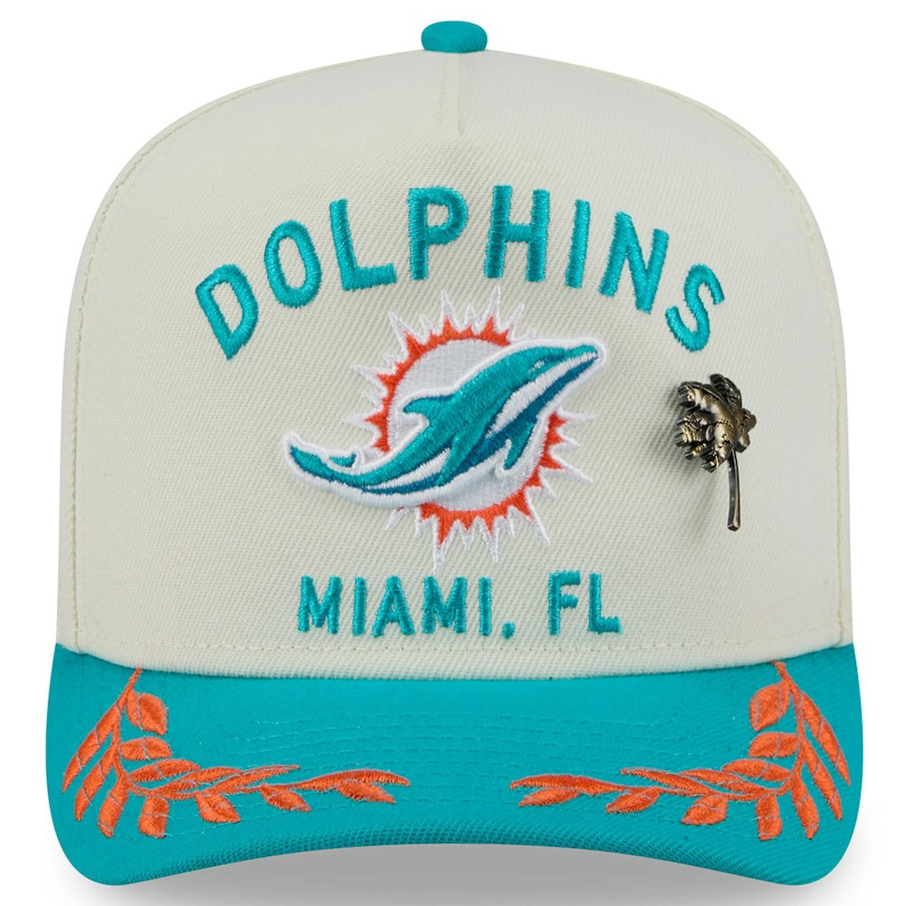2025 NFL Draft A-Frame 59FIFTY Fitted Hat - Miami Dolphins Hats