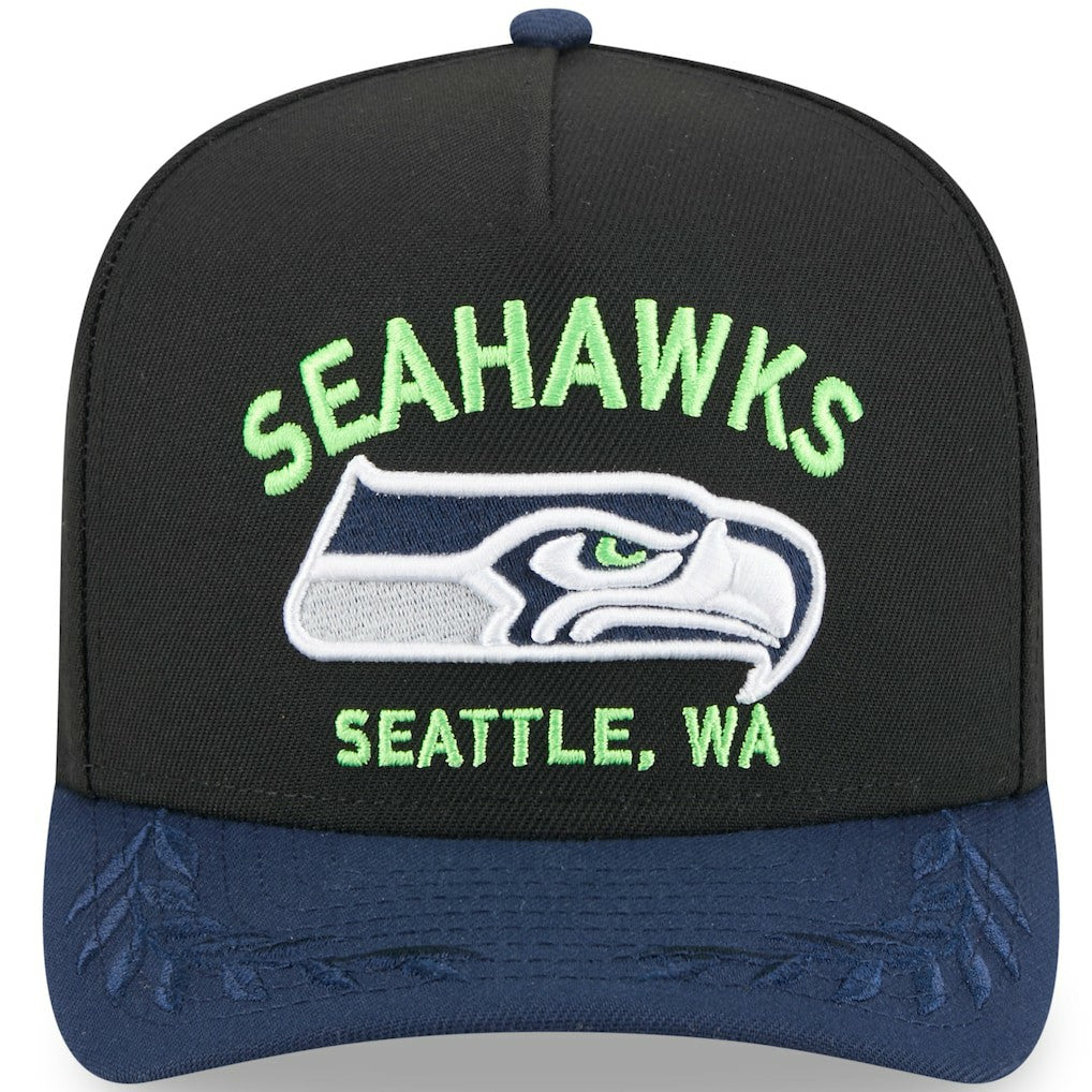 2025 NFL Draft A-Frame 9FIFTY Snapback Hat - Seattle Seahawks Hats