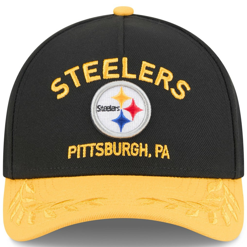 2025 NFL Draft 9FORTY A-Frame M-Crown Adjustable Hat - Pittsburgh Steelers Hats