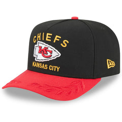 Youth 2025 NFL Draft A-Frame 9FIFTY Snapback Hat - Kansas City Chiefs Hats