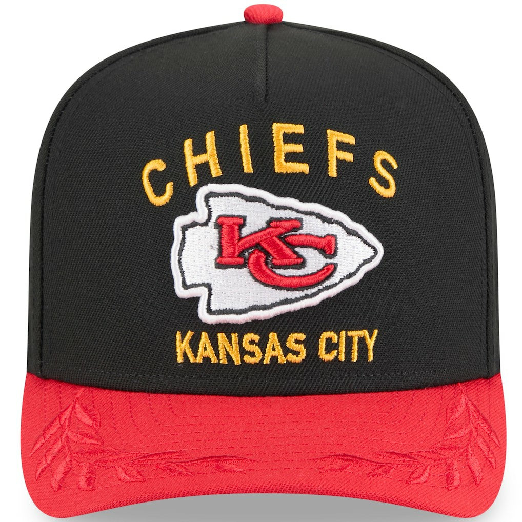 Youth 2025 NFL Draft A-Frame 9FIFTY Snapback Hat - Kansas City Chiefs Hats