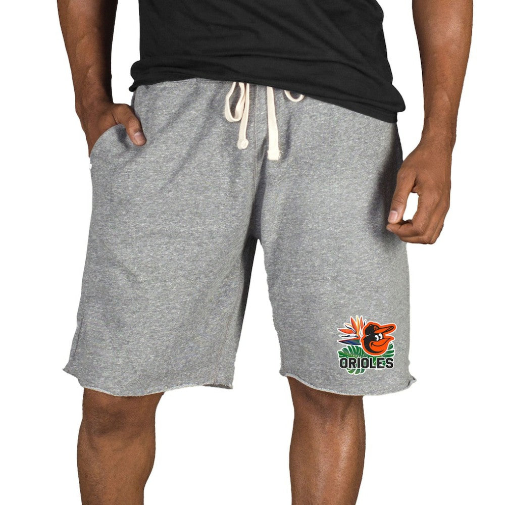 Gray Baltimore Orioles Concepts Sport Mainstream Tri-Blend Shorts