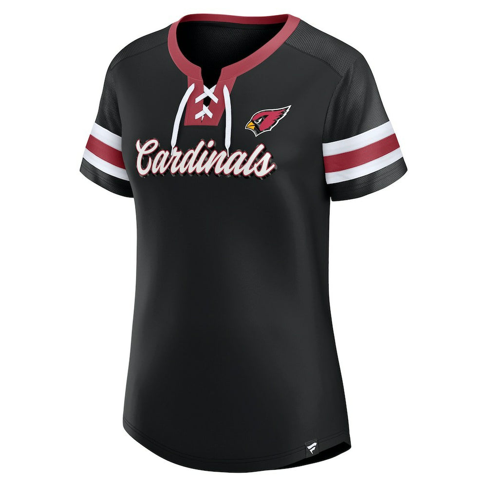 Women's Original State Lace-Up T-Shirt - Arizona Cardinals T-shirts