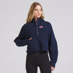 NHL Montreal Canadiens lululemon Women's Scuba Oversized Half-Zip Hoodie