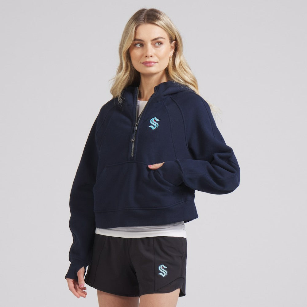 NHL Seattle Kraken lululemon Women's Scuba Oversized Half-Zip Hoodie