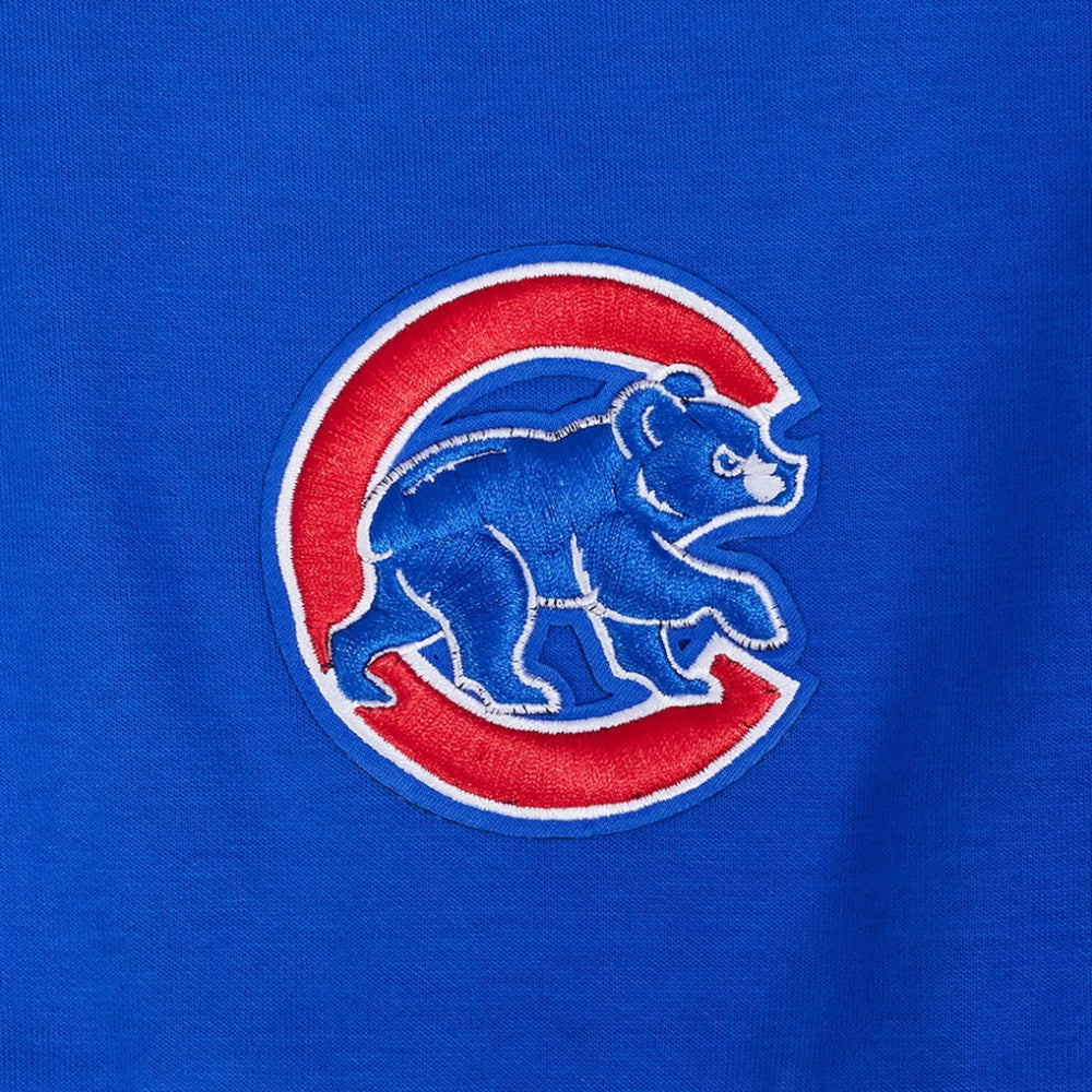 Royal Chicago Cubs Pro Standard Women's Game Day Classics Crewneck Pullover Sweatshirt