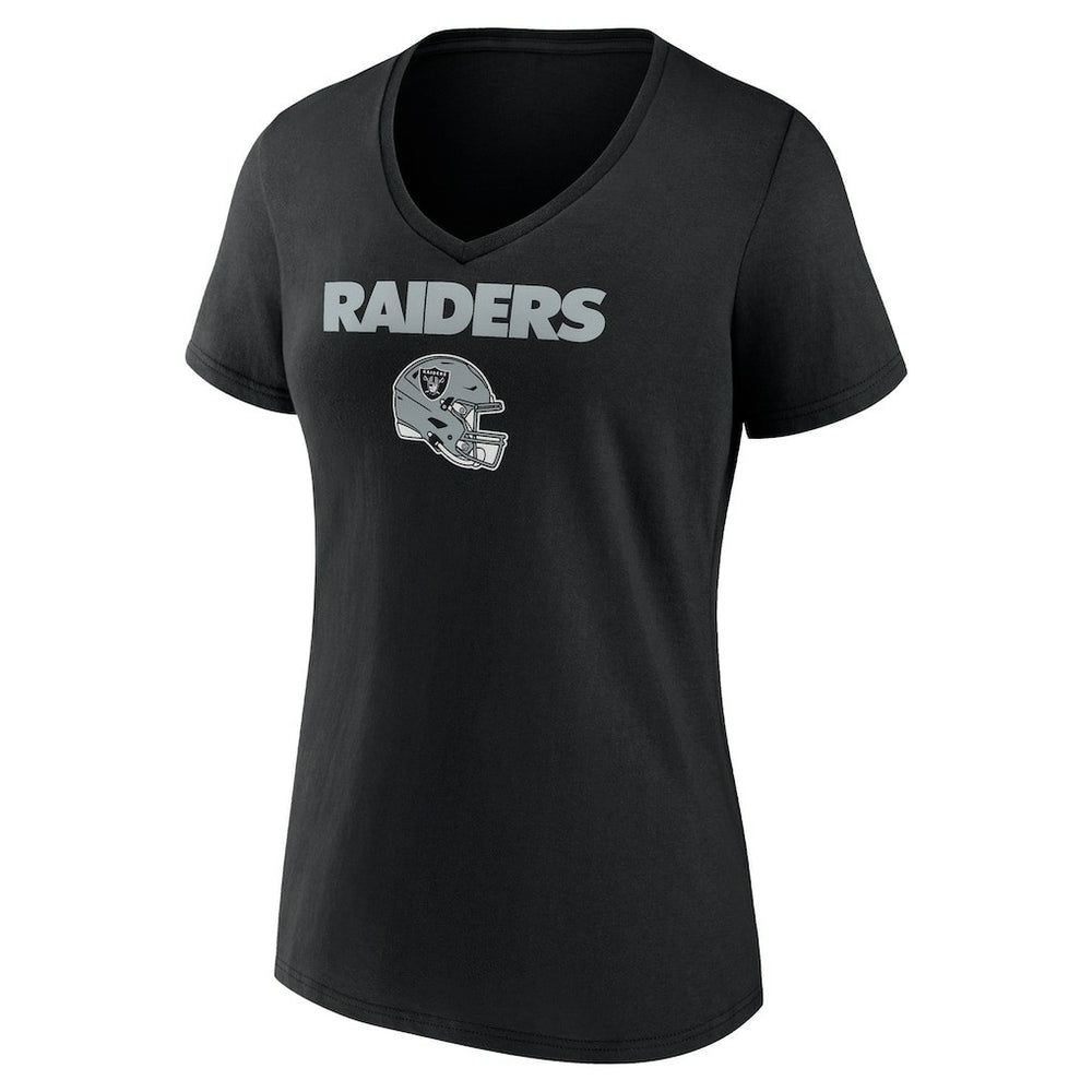 Brock Bowers  Women's Name & Number Team Wordmark V-Neck T-Shirt - Las Vegas Raiders T-shirts