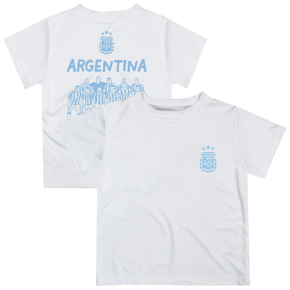 Argentina National Team Vive La Fete Youth Impressions Artwork Icons T-Shirt