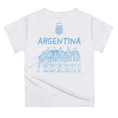 Argentina National Team Vive La Fete Youth Impressions Artwork Icons T-Shirt