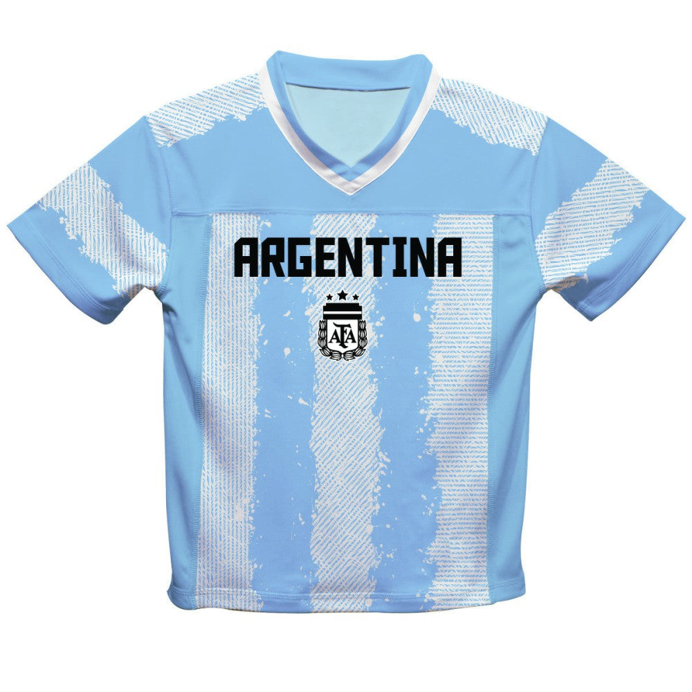 Lionel Messi Argentina National Team Vive La Fete Football Jersey