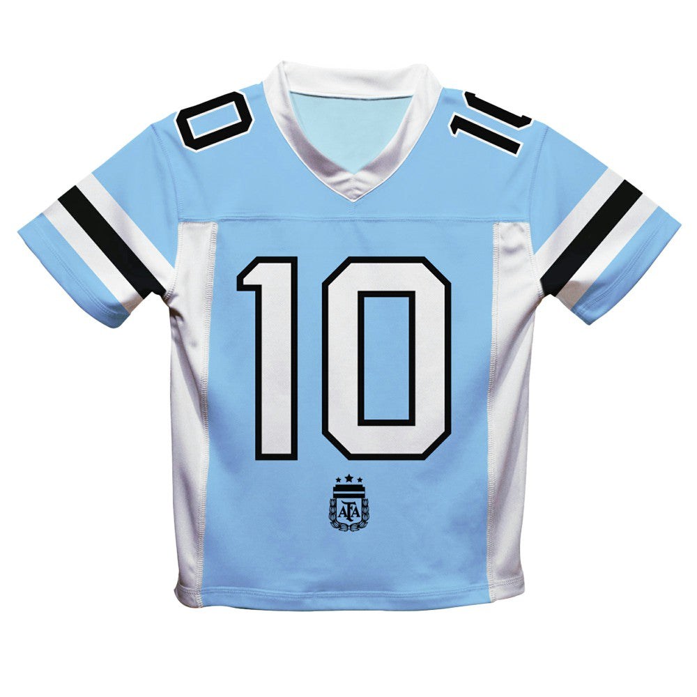 Lionel Messi Argentina National Team Vive La Fete Football Jersey