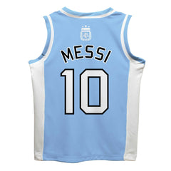 Lionel Messi Argentina National Team Vive La Fete Mesh Basketball Jersey