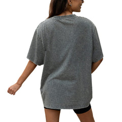 Gameday Couture Women's Throwback Oversized Snow Wash T-Shirt - Dallas Cowboys T-shirts