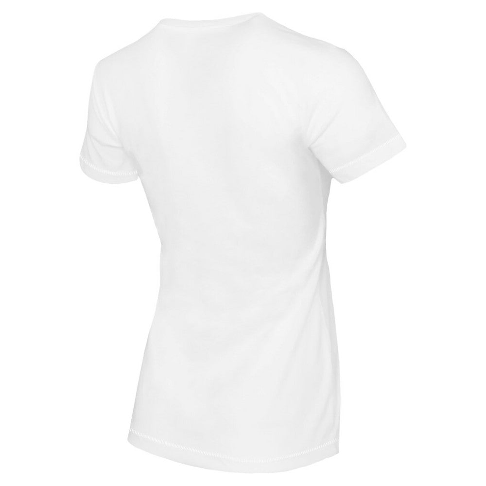 White Cleveland Guardians Tiny Turnip Women's Logo Grid T-Shirt