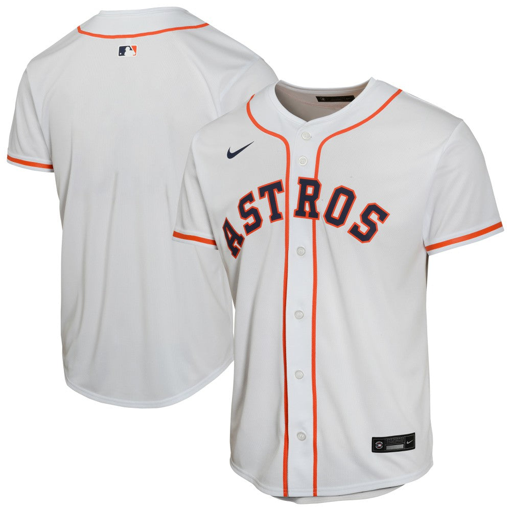 White Houston Astros Nike Youth Home Game Jersey