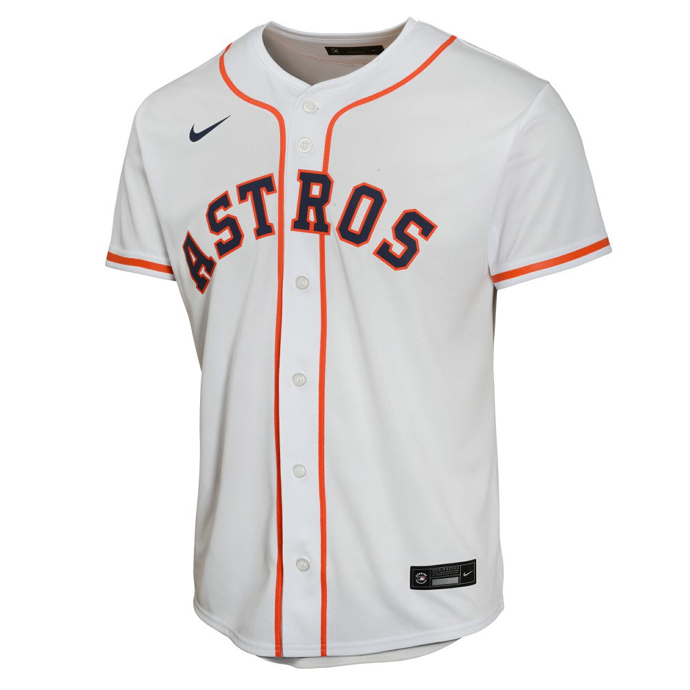 White Houston Astros Nike Youth Home Game Jersey