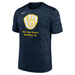 Navy Milwaukee Brewers Nike Velocity Dri-FIT T-Shirt