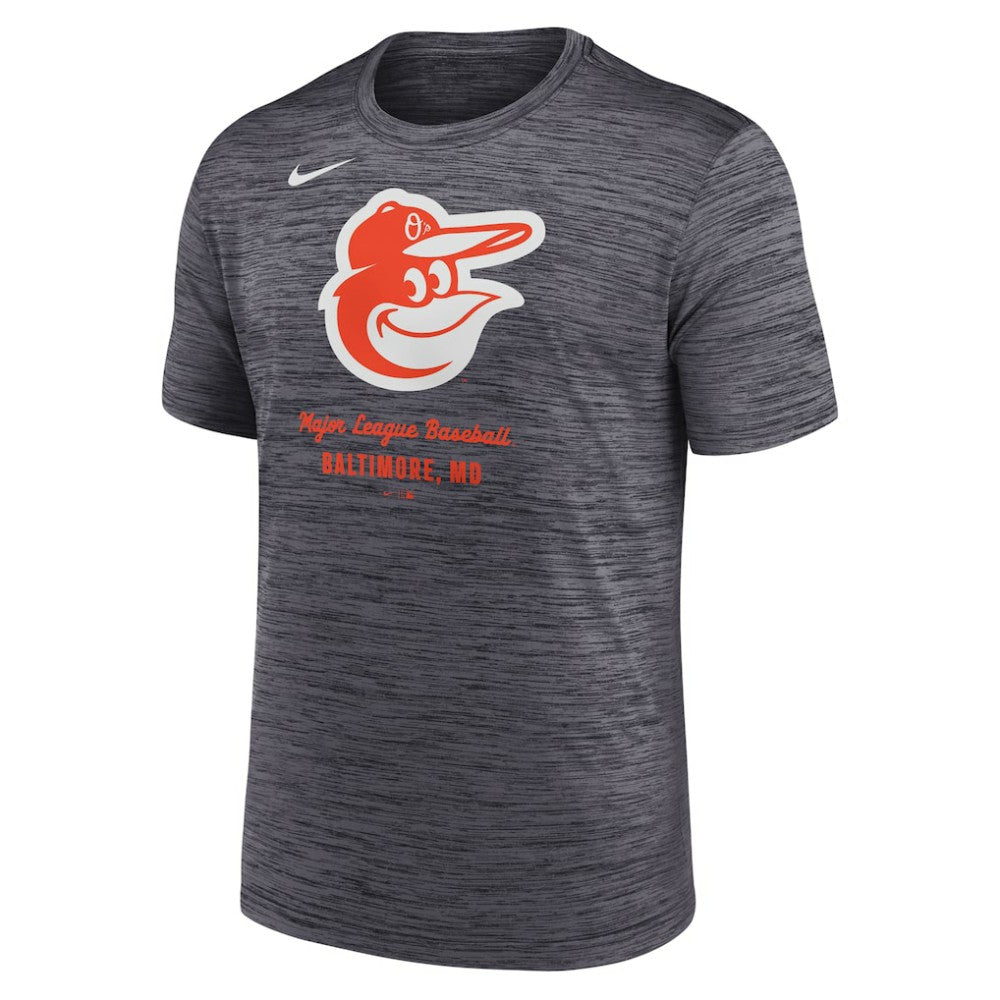 Gray Baltimore Orioles Nike Velocity Dri-FIT T-Shirt