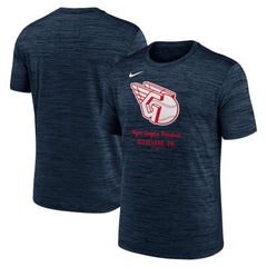 Navy Cleveland Guardians Nike Velocity Dri-FIT T-Shirt