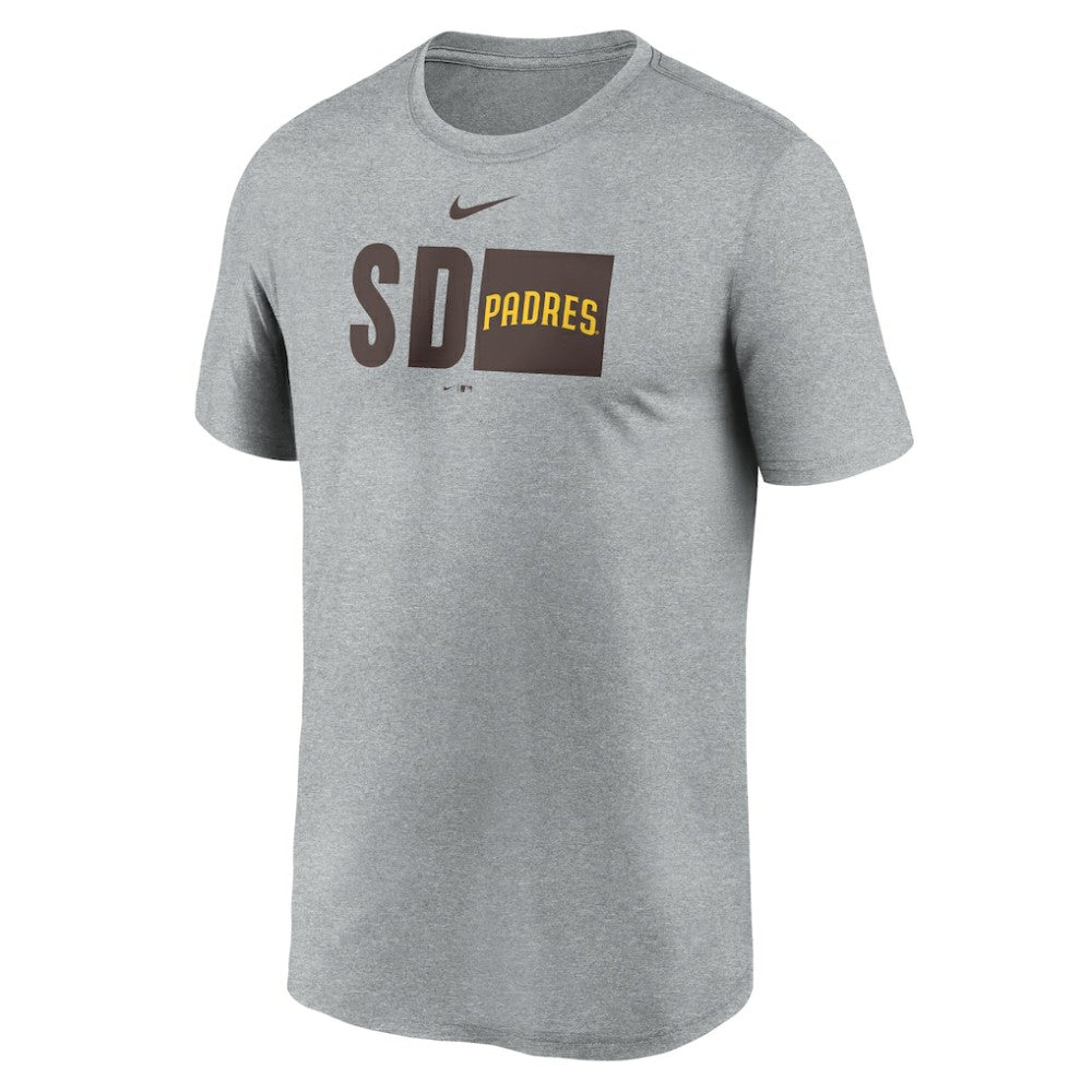 Heather Gray San Diego Padres Nike Tricode Legend Performance T-Shirt