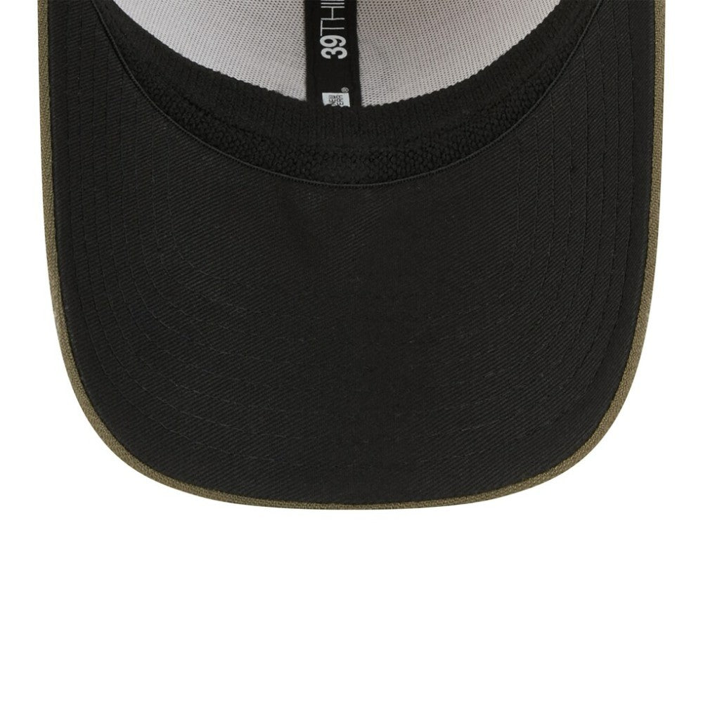 Light Beige/Olive Seattle Mariners New Era 2025 Armed Forces Day 39THIRTY Flex Hat