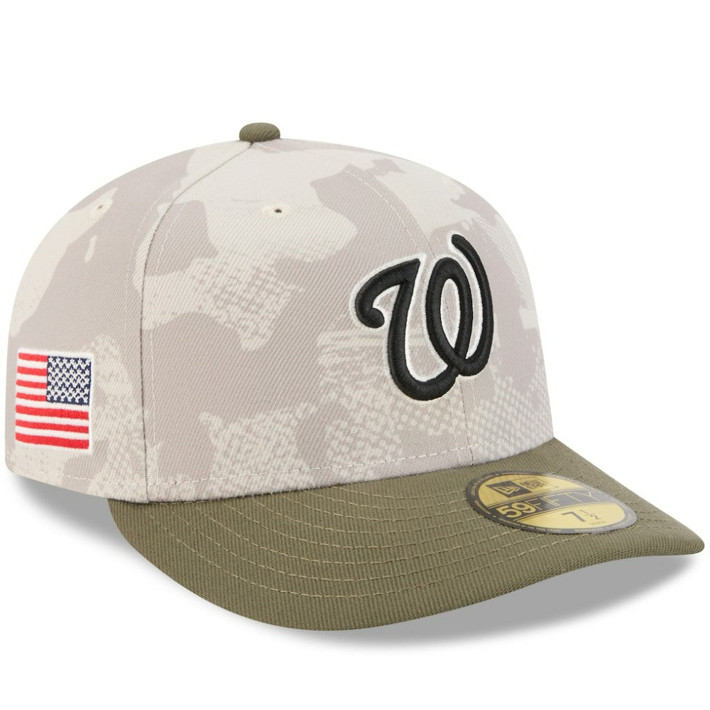 Light Beige/Olive Washington Nationals New Era 2025 Armed Forces Day 59FIFTY Fitted Hat