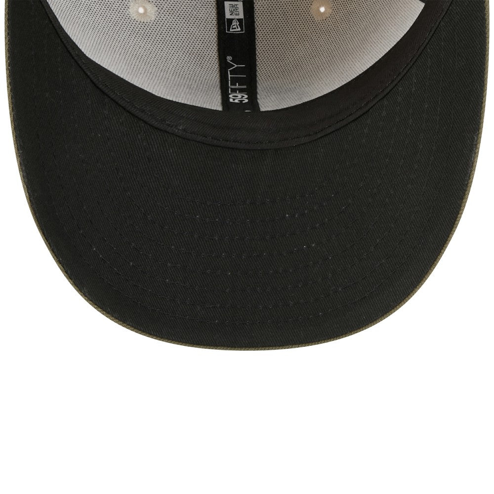 Light Beige/Olive Milwaukee Brewers New Era 2025 Armed Forces Day 59FIFTY Fitted Hat