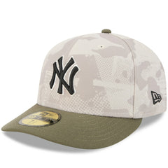 Light Beige/Olive New York Yankees New Era 2025 Armed Forces Day 59FIFTY Fitted Hat