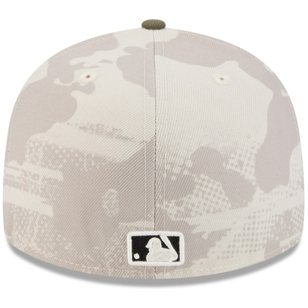 Light Beige/Olive New York Yankees New Era 2025 Armed Forces Day 59FIFTY Fitted Hat