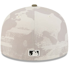 Light Beige/Olive Athletics New Era 2025 Armed Forces Day 59FIFTY Fitted Hat