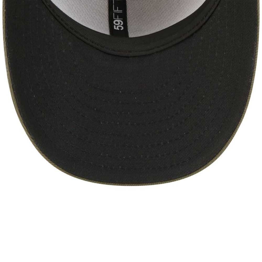 Light Beige/Olive Athletics New Era 2025 Armed Forces Day 59FIFTY Fitted Hat