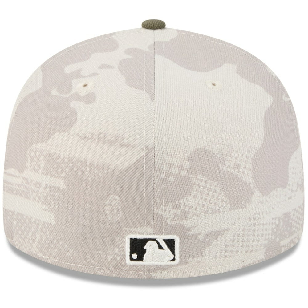 Light Beige/Olive Pittsburgh Pirates New Era 2025 Armed Forces Day 59FIFTY Fitted Hat