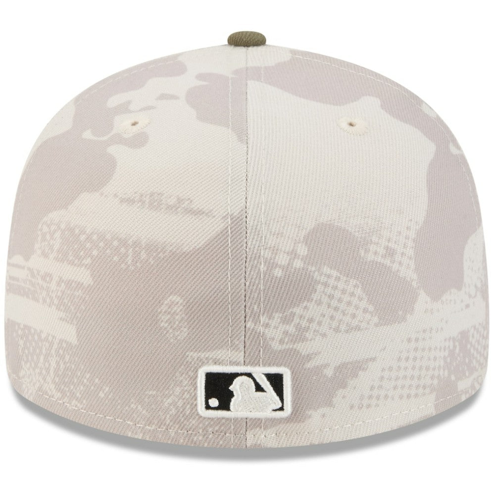 Light Beige/Olive San Diego Padres New Era 2025 Armed Forces Day 59FIFTY Fitted Hat