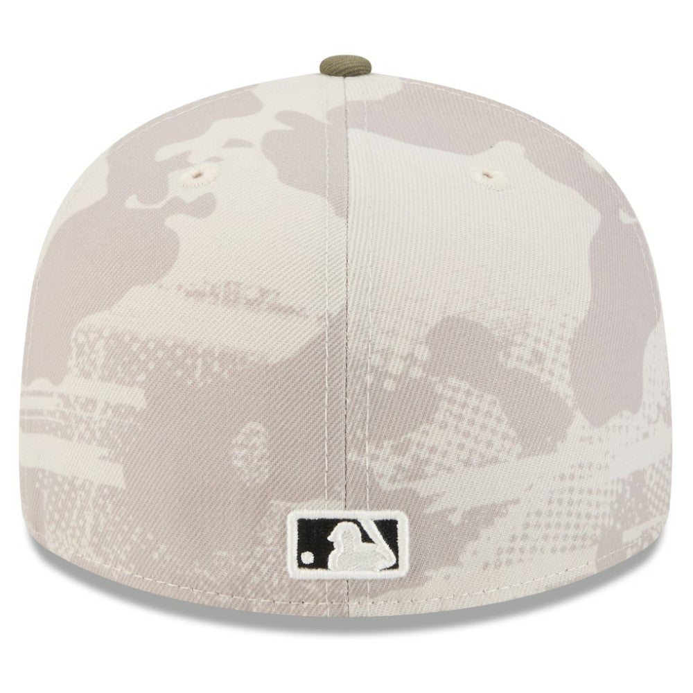 Light Beige/Olive Tampa Bay Rays New Era 2025 Armed Forces Day 59FIFTY Fitted Hat
